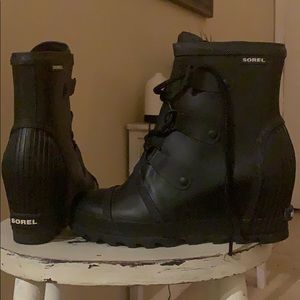 Sorel Joan Rain Wedge Boot